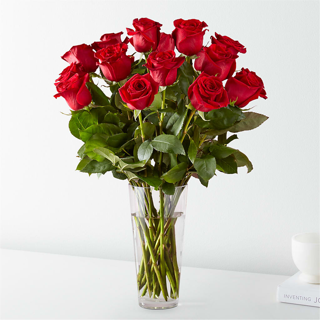 Long Stem Red Rose Bouquet – Evergreen Flowers, Tucson AZ