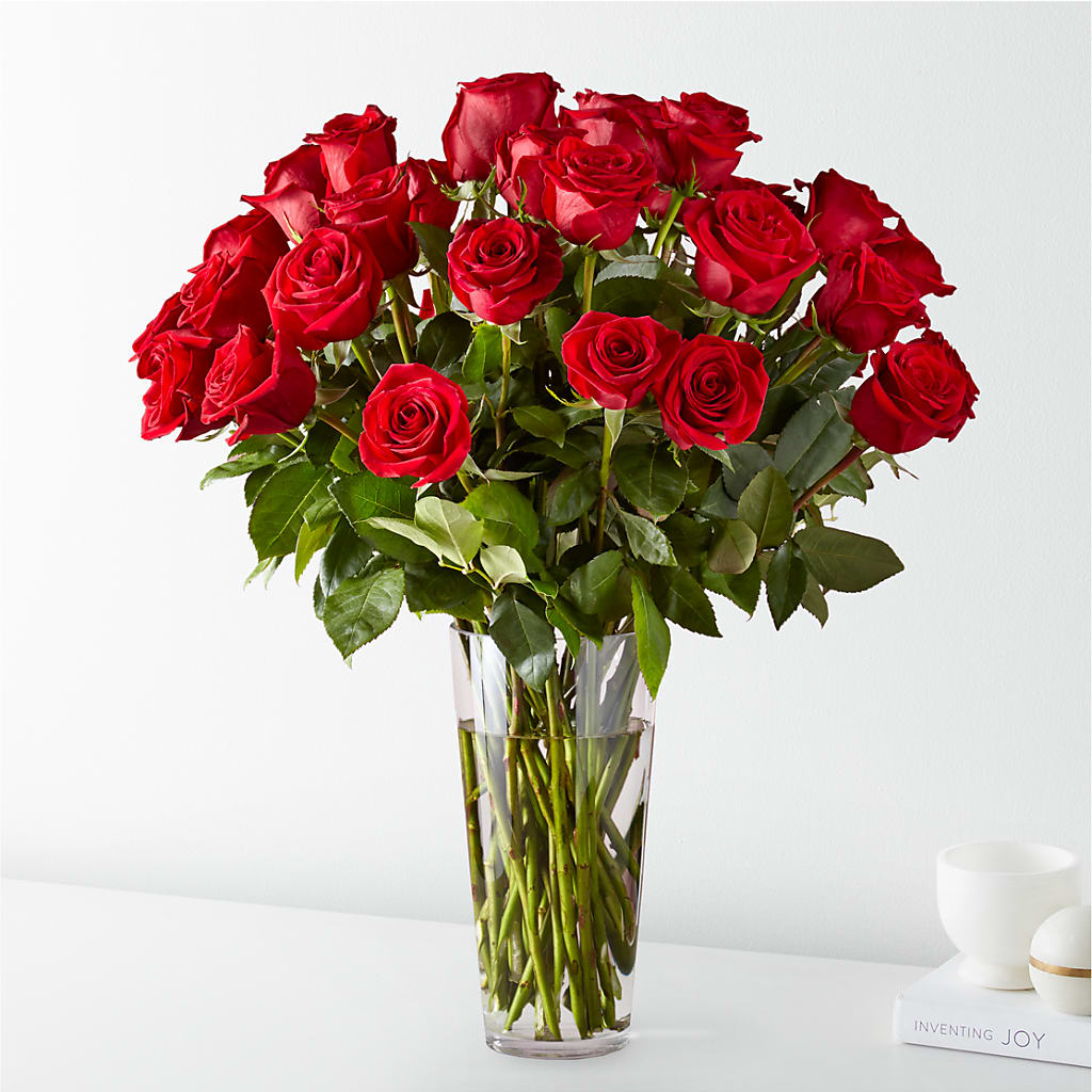 Long Stem Red Rose Bouquet – Evergreen Flowers, Tucson AZ