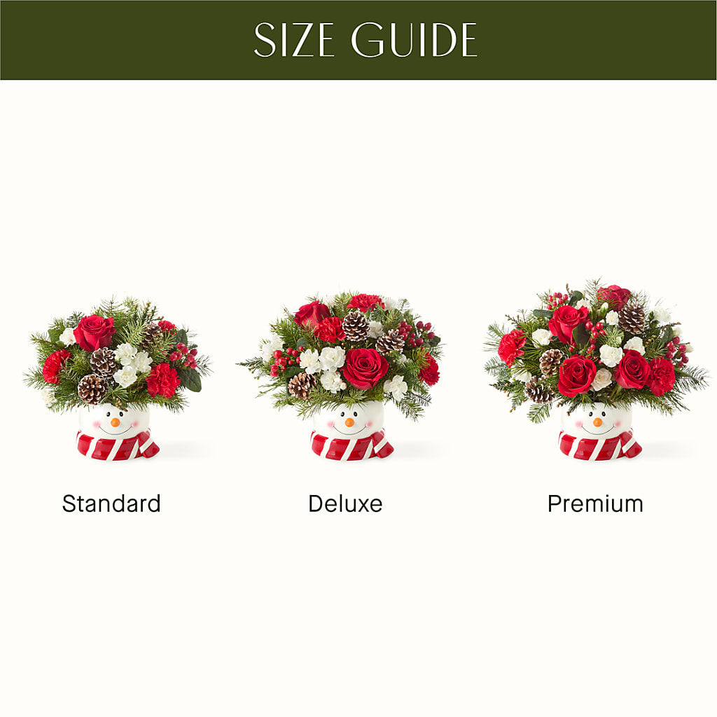 Jolly Snowman Bouquet – Evergreen Flowers, Tucson AZ