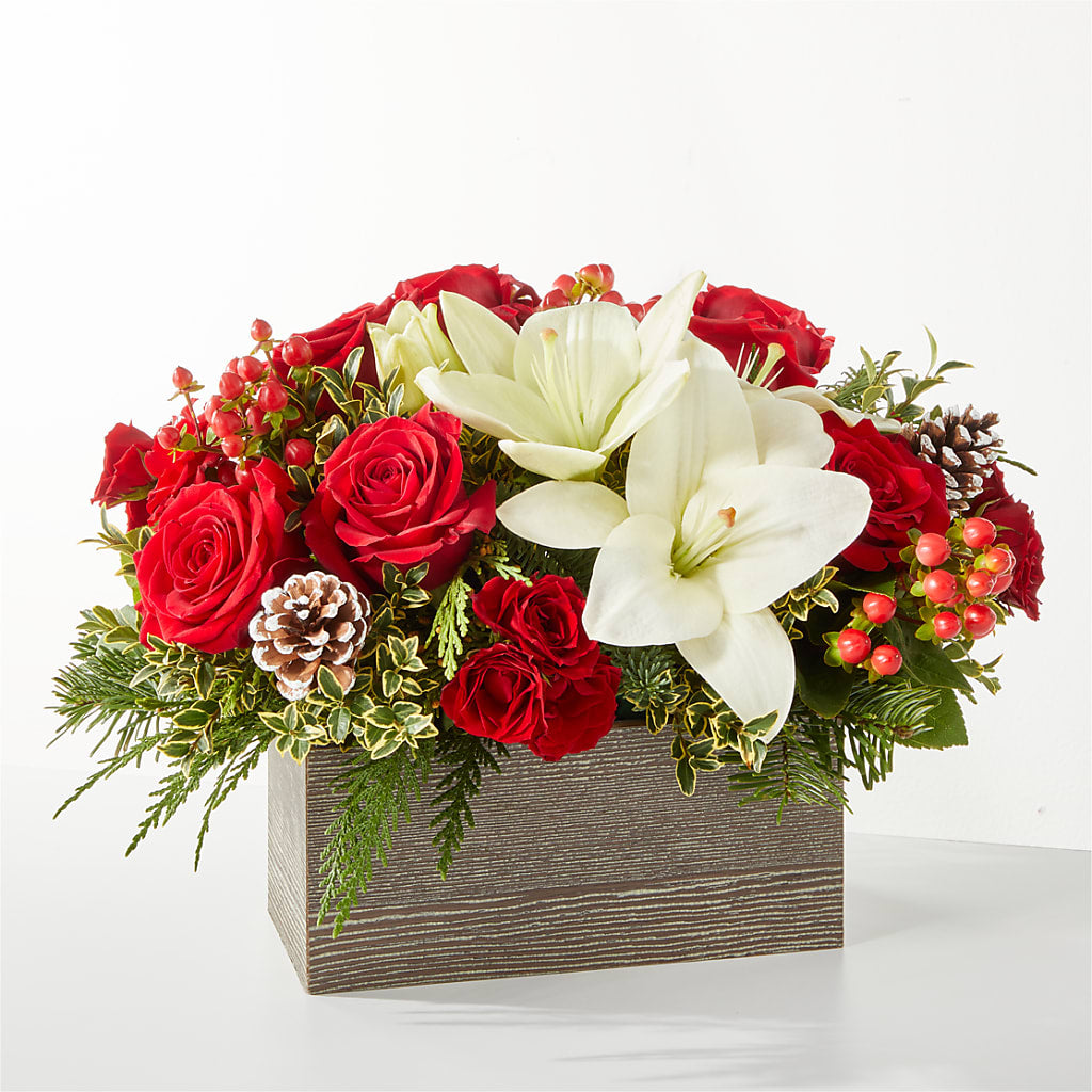 Snowy Wonderland Bouquet – Evergreen Flowers, Tucson AZ