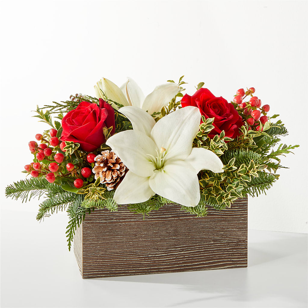Snowy Wonderland Bouquet – Evergreen Flowers, Tucson AZ