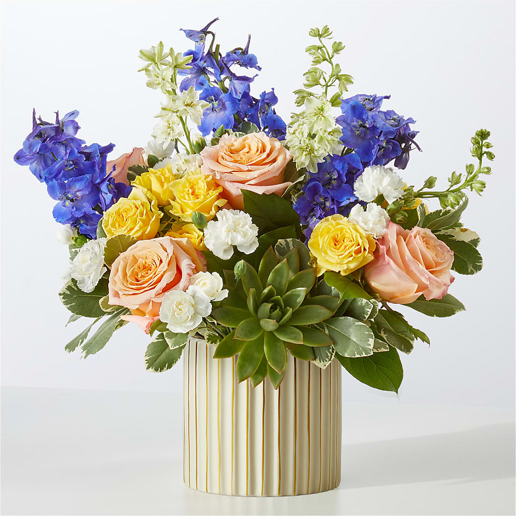 Cobalt Reverie Bouquet – Evergreen Flowers, Tucson AZ
