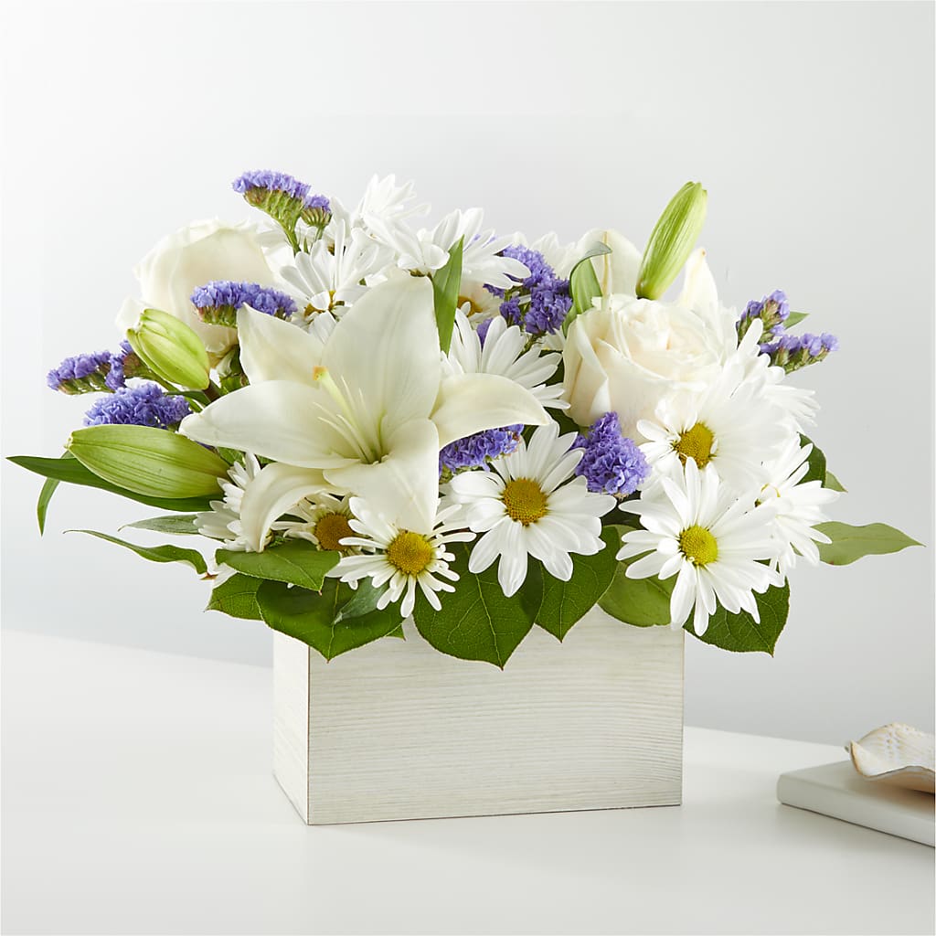 Beyond Blue Box Bouquet – Evergreen Flowers, Tucson AZ