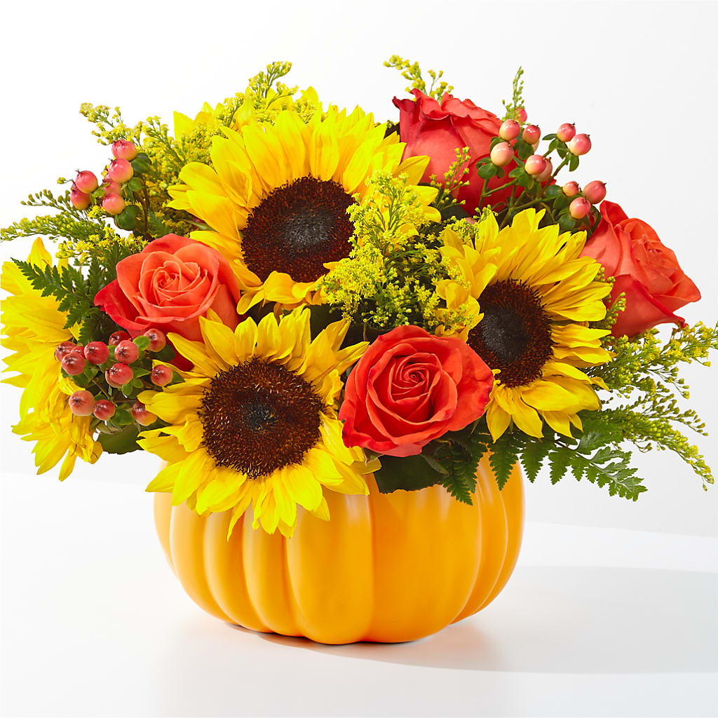 Pick of the Patch Pumpkin Bouquet – Evergreen Flowers, Tucson AZ