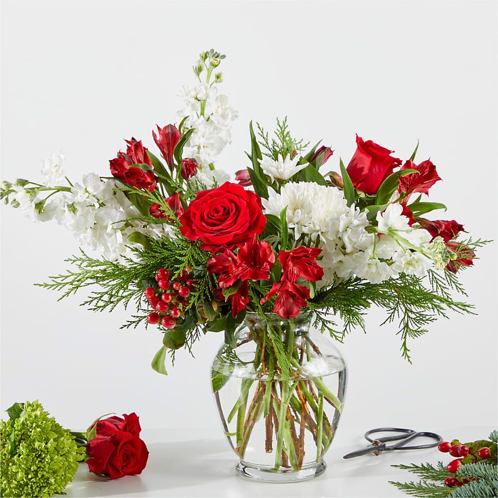 Merry Moment Bouquet – A Florist Original – Evergreen Flowers, Tucson AZ