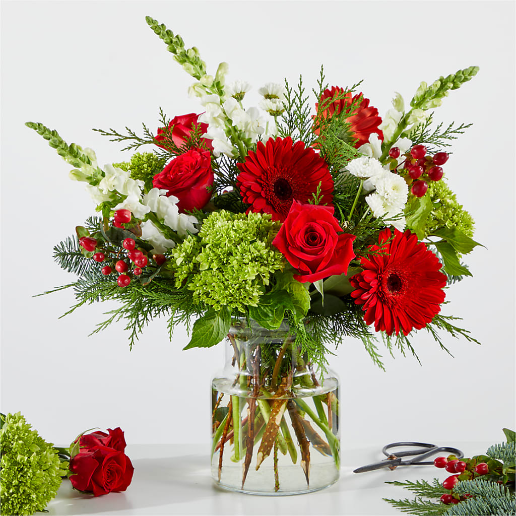 Merry Moment Bouquet – A Florist Original – Evergreen Flowers, Tucson AZ