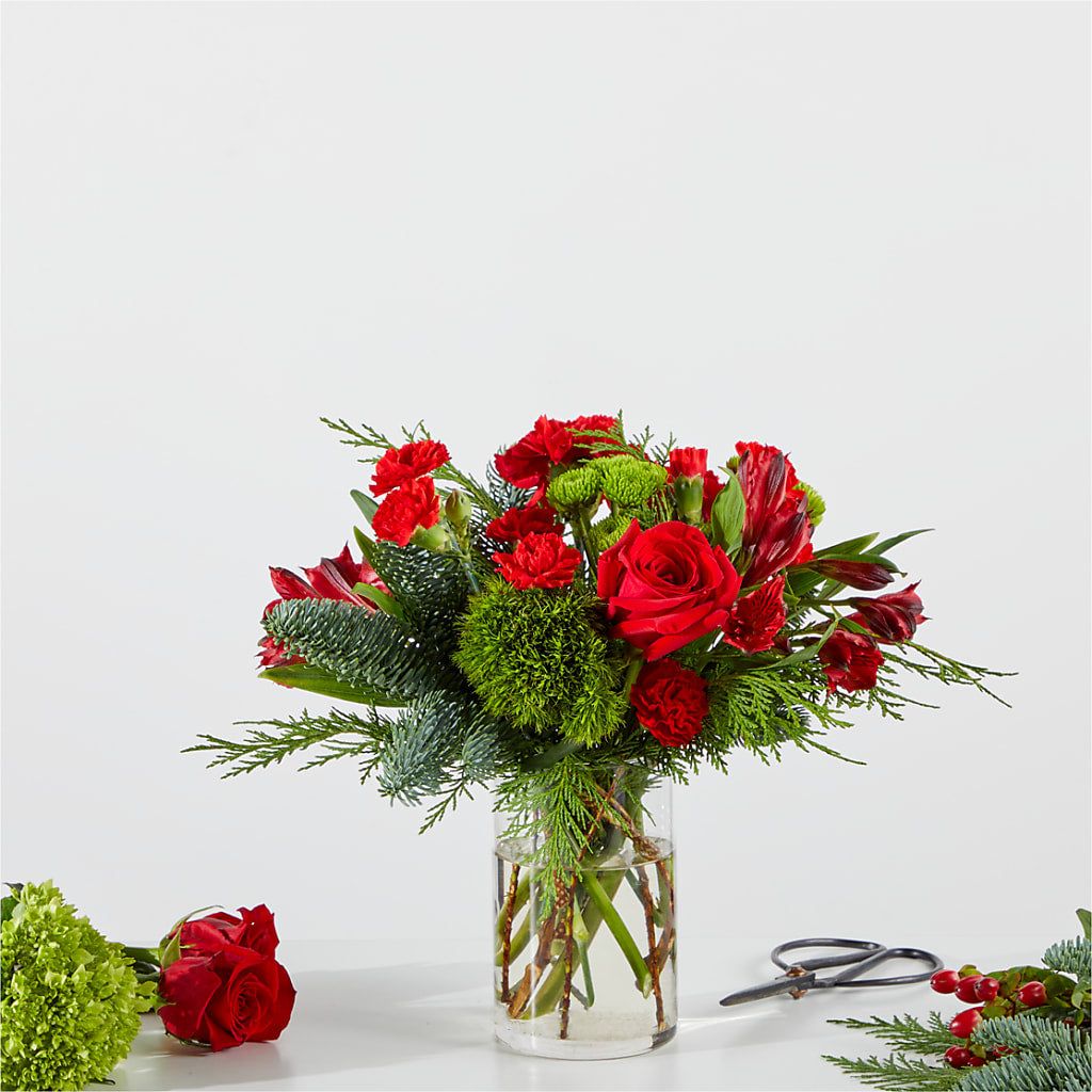 Merry Moment Bouquet – A Florist Original – Evergreen Flowers, Tucson AZ