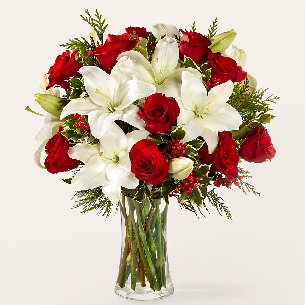 Sparkling Snowflakes Bouquet – Evergreen Flowers, Tucson AZ