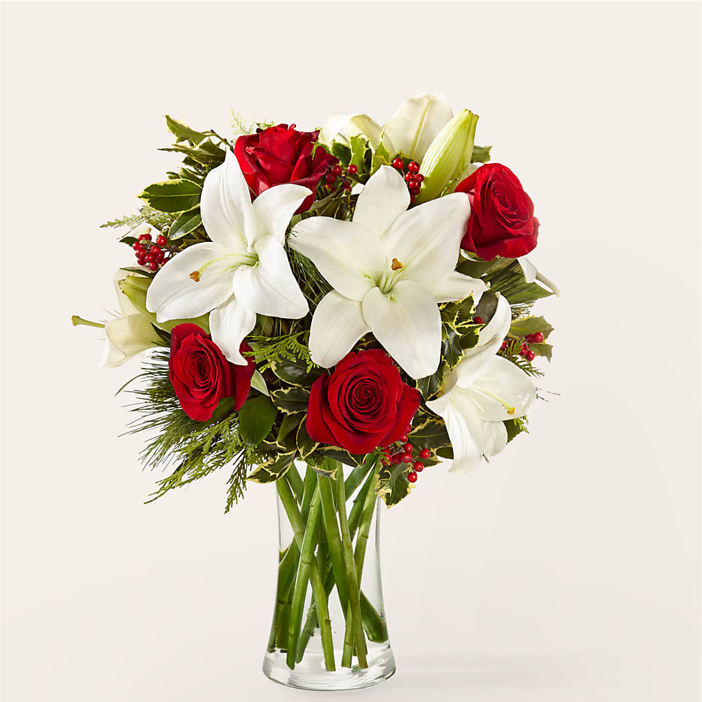 Sparkling Snowflakes Bouquet – Evergreen Flowers, Tucson AZ
