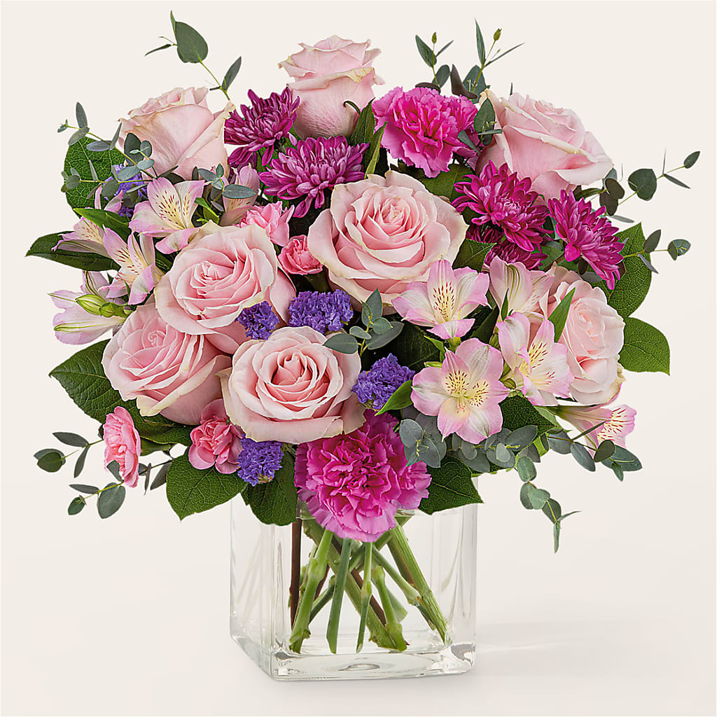 Rosy Radiance Bouquet – Evergreen Flowers, Tucson AZ