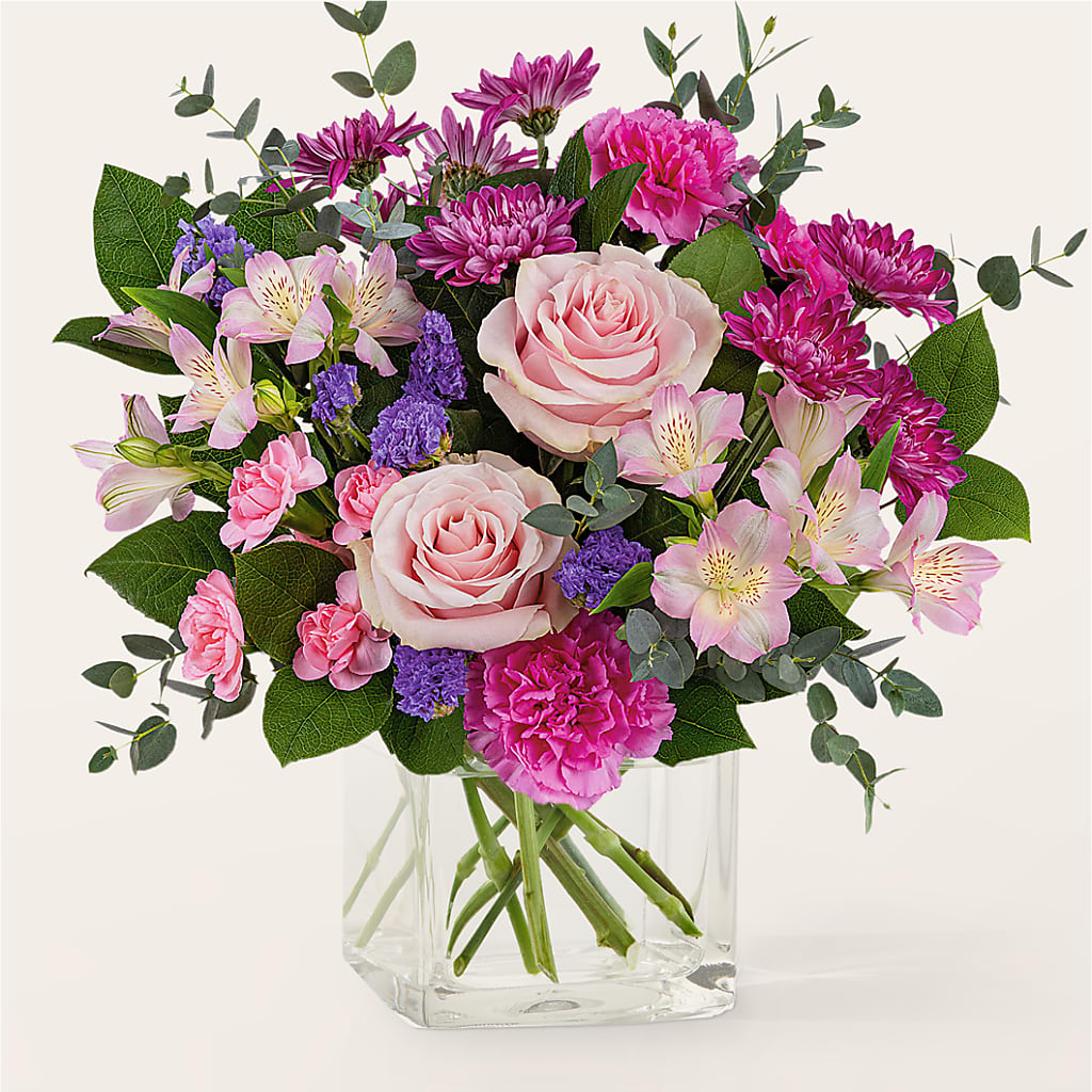 Rosy Radiance Bouquet – Evergreen Flowers, Tucson AZ