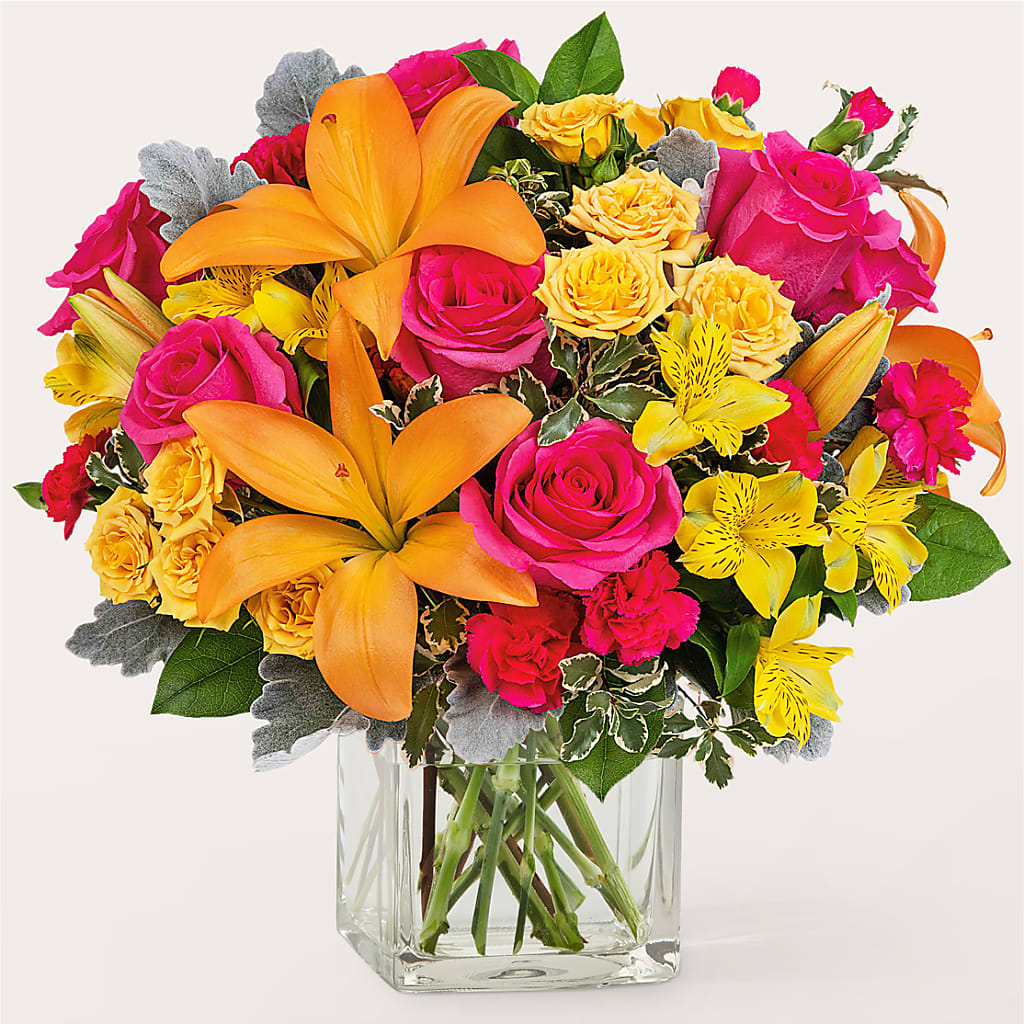 To the Tropics Bouquet – Evergreen Flowers, Tucson AZ