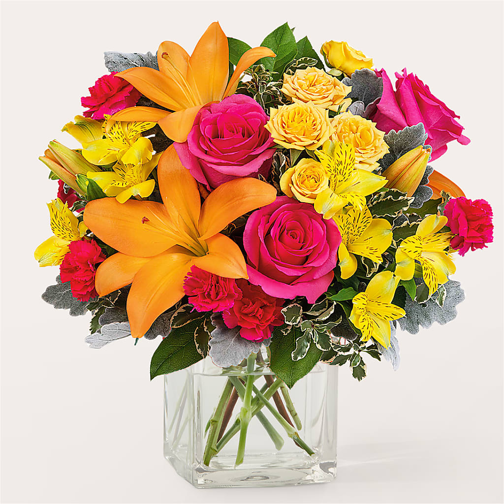 To the Tropics Bouquet – Evergreen Flowers, Tucson AZ