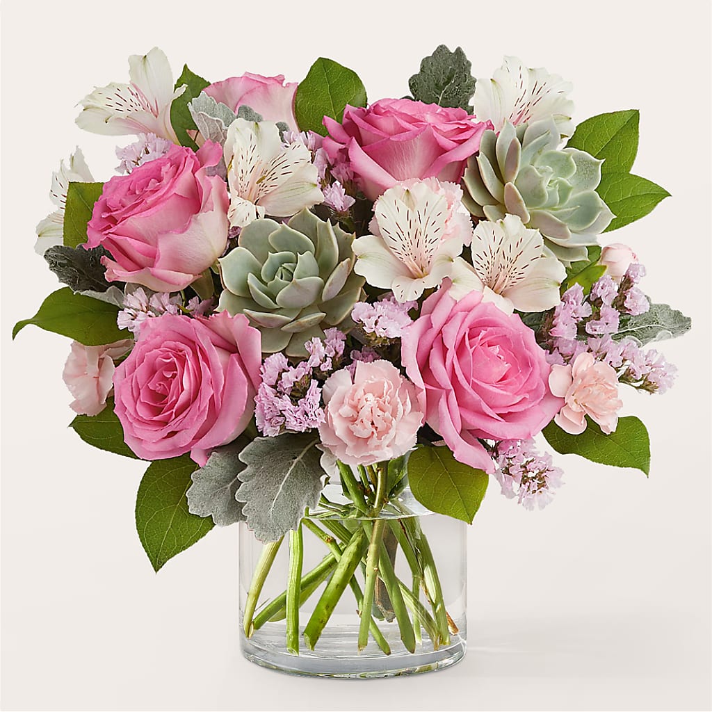 Dusty Rose Bouquet – Evergreen Flowers, Tucson AZ