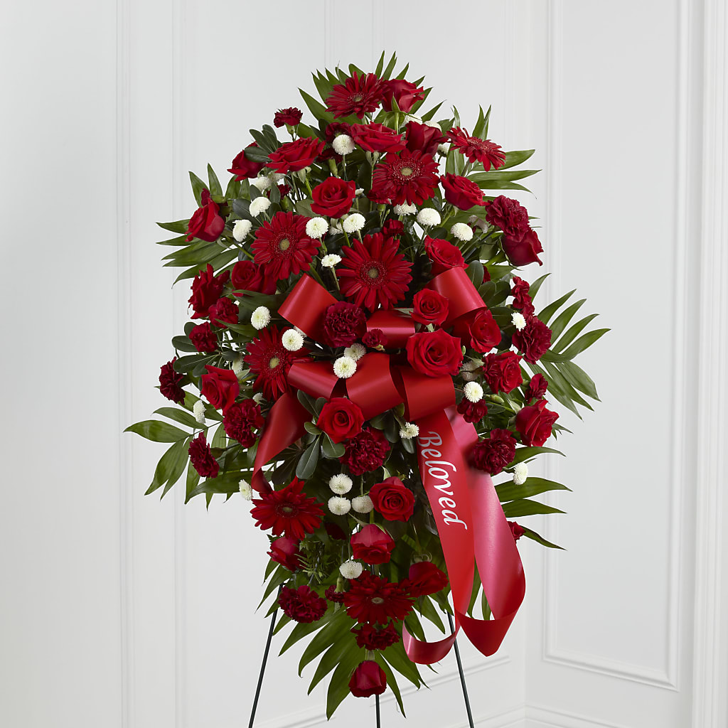 Treasured Memories Standing Spray – Evergreen Flowers, Tucson AZ