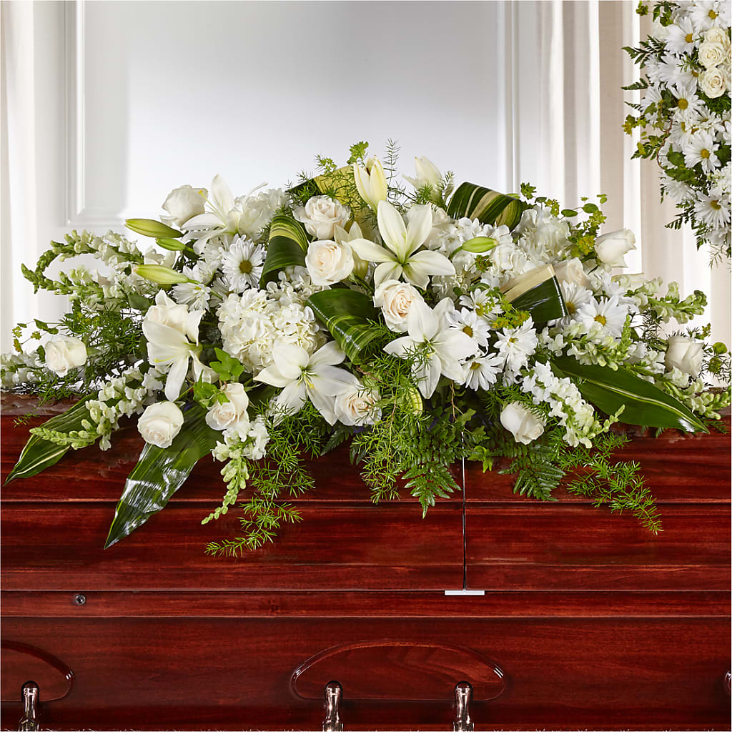 Abundance Casket Spray – Evergreen Flowers, Tucson AZ