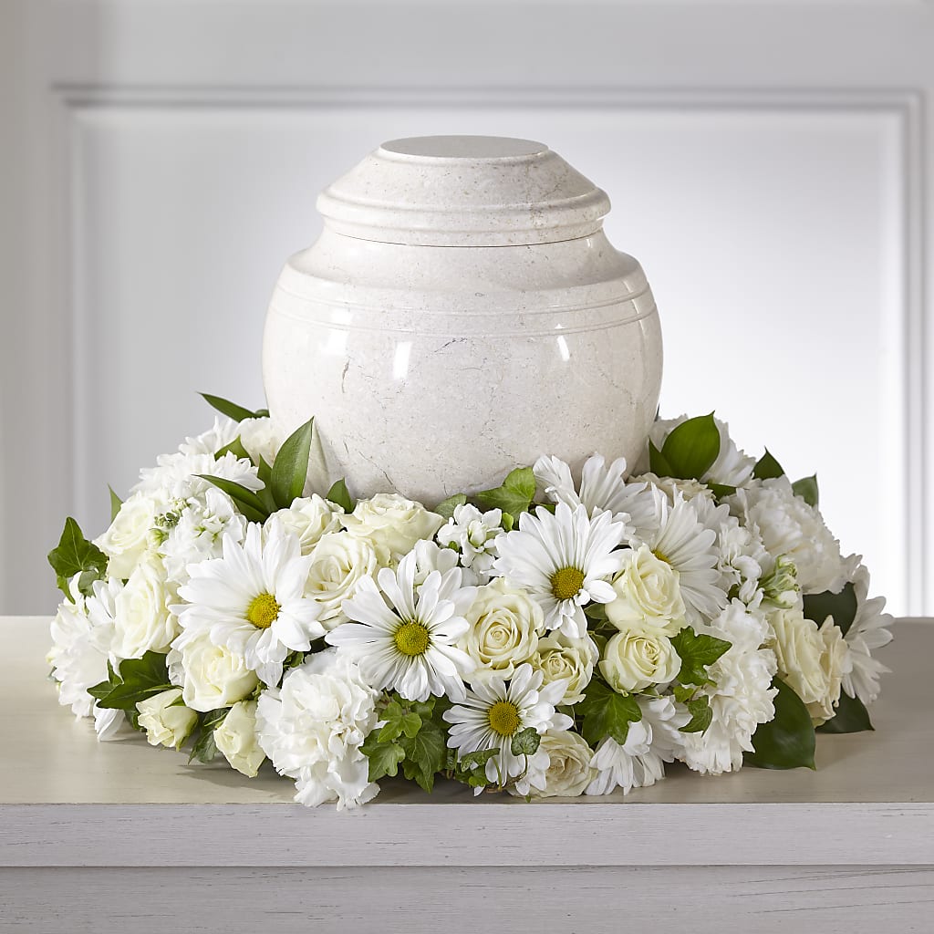 Ivory Gardens Cremation Adornment – Evergreen Flowers, Tucson AZ