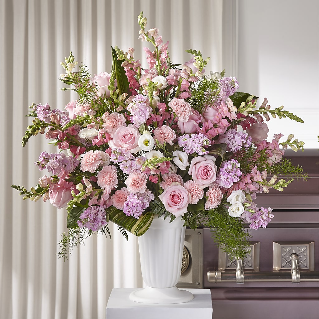 Divine Comfort Arrangement – Evergreen Flowers, Tucson AZ