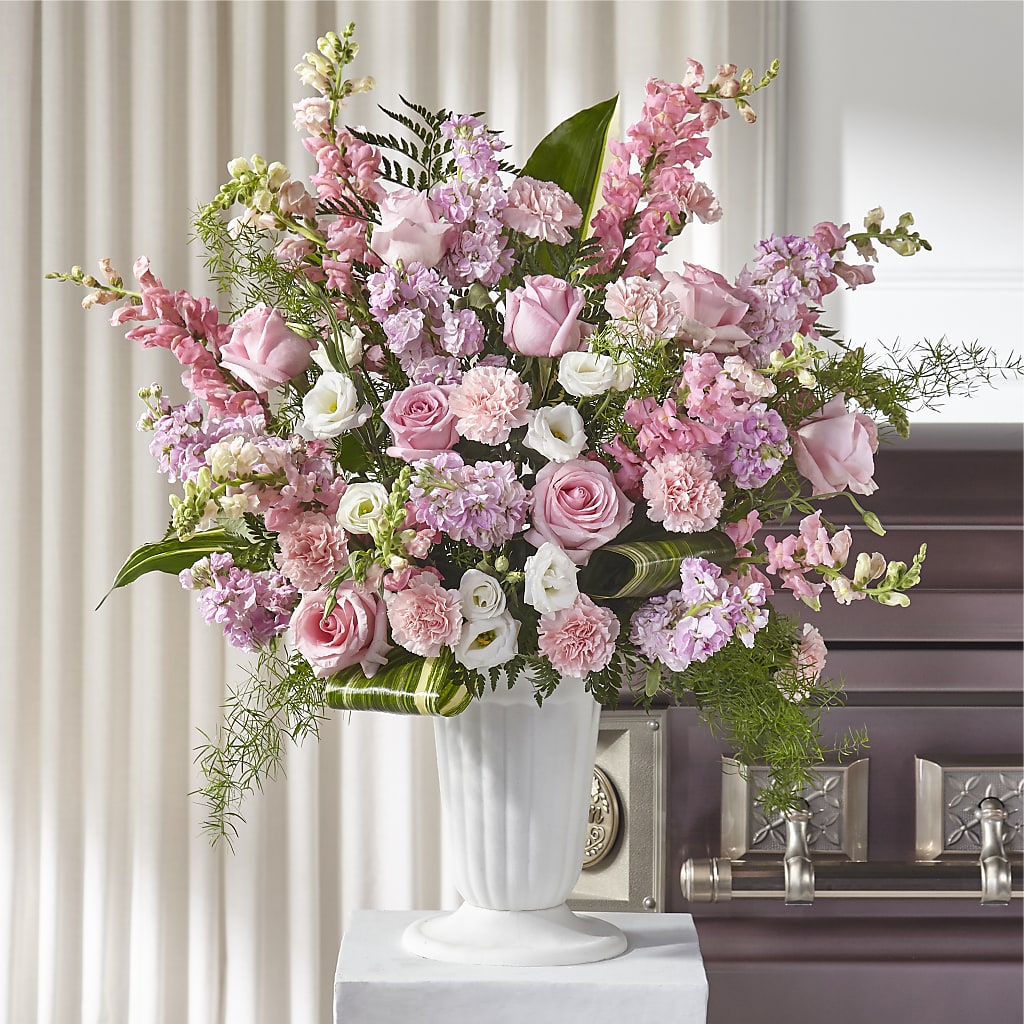 Divine Comfort Arrangement – Evergreen Flowers, Tucson AZ