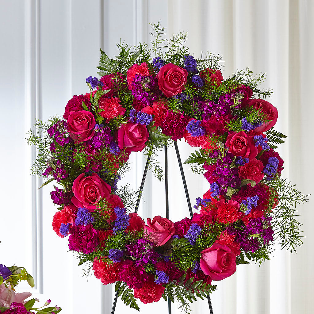 Calming Colors Wreath – Evergreen Flowers, Tucson AZ