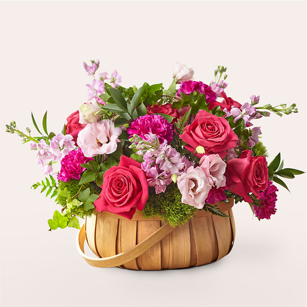 Radiance in Bloom Basket – Evergreen Flowers, Tucson AZ