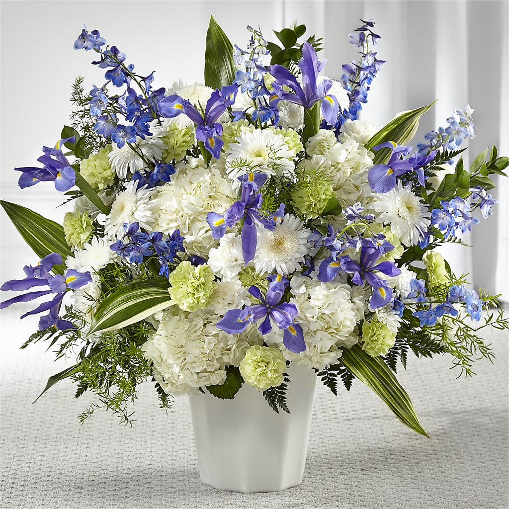 Soft Serenity Floor Basket – Evergreen Flowers, Tucson AZ
