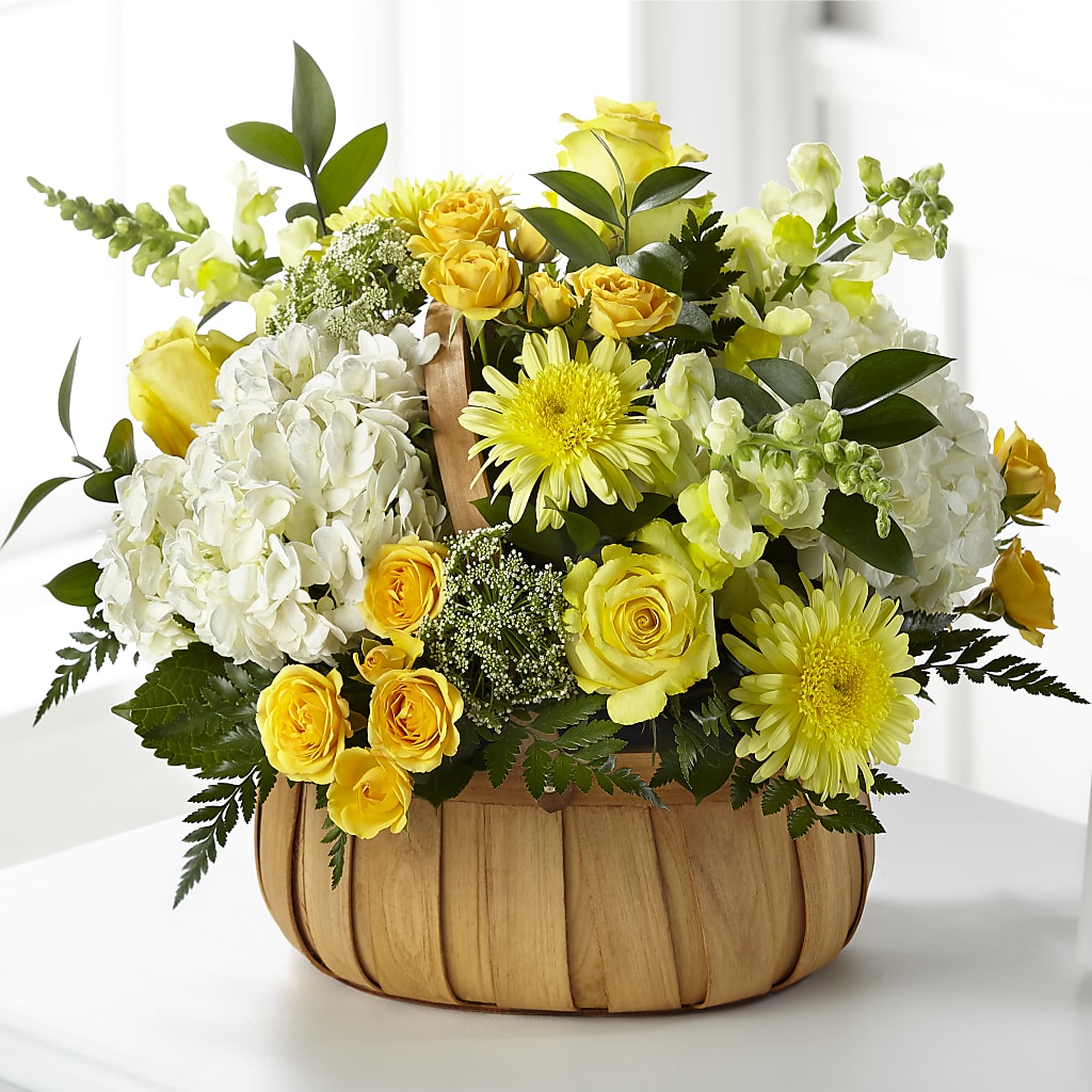 Rustic Remembrance Basket – Evergreen Flowers, Tucson AZ