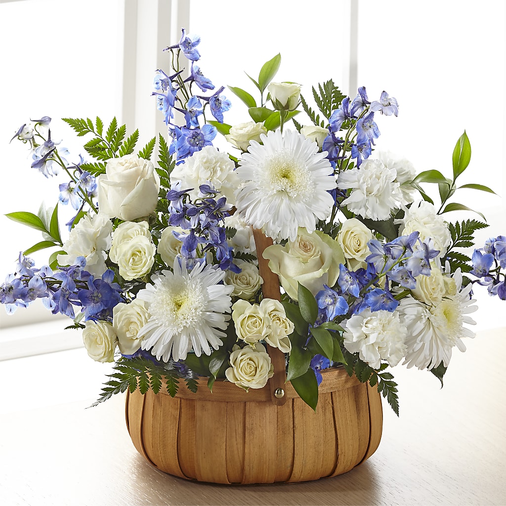 Harmony & Grace Basket – Evergreen Flowers, Tucson AZ