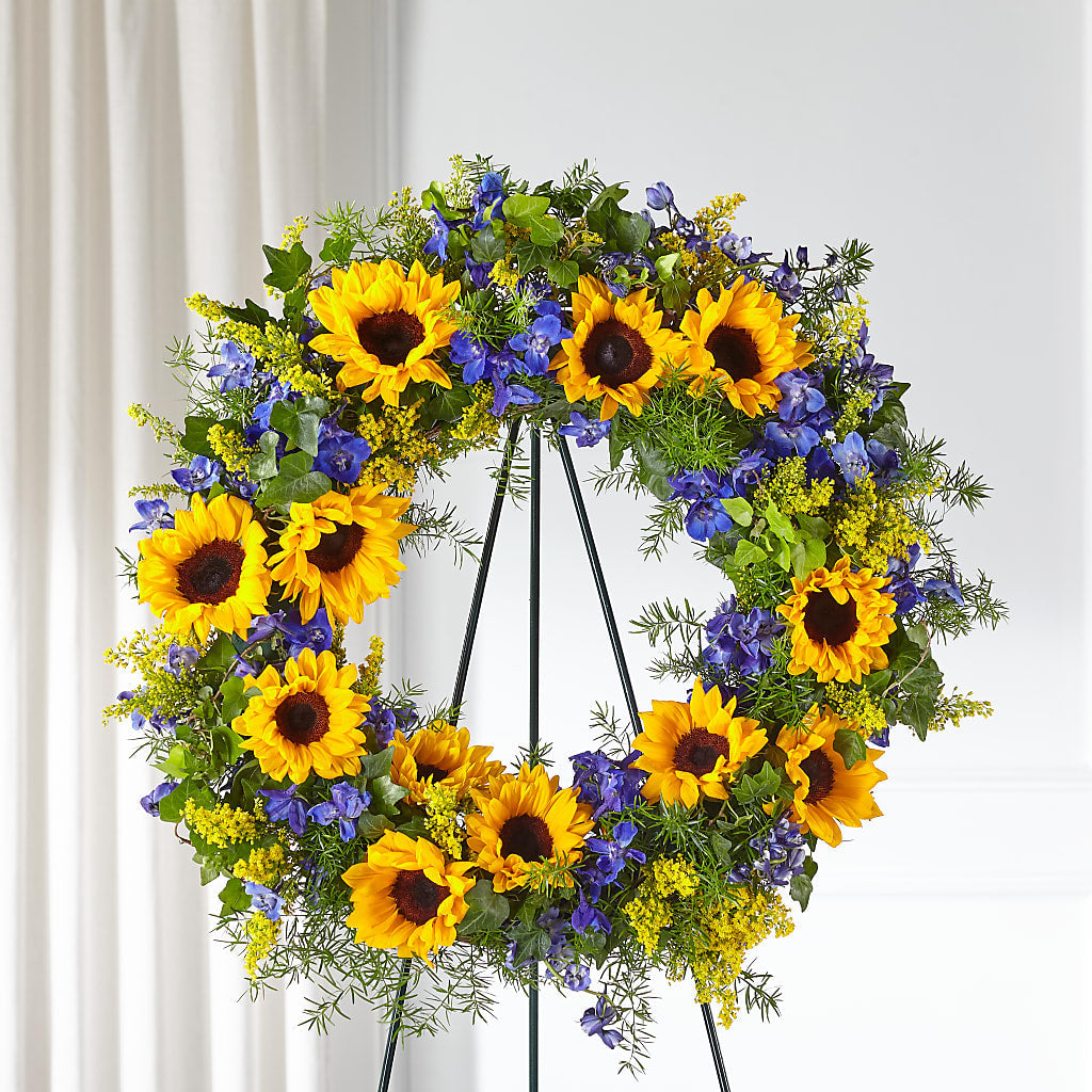 Bright Rays Wreath – Evergreen Flowers, Tucson AZ