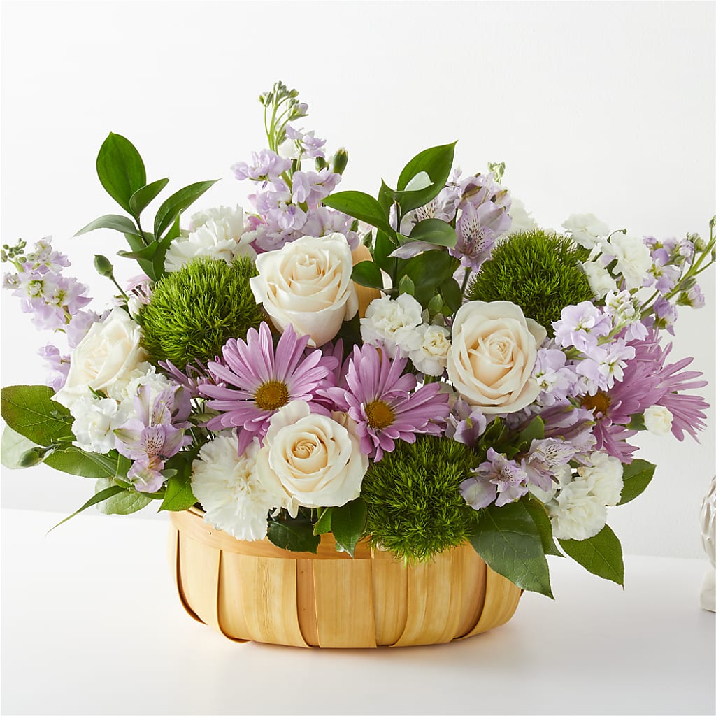 Peace & Love Basket – Evergreen Flowers, Tucson AZ