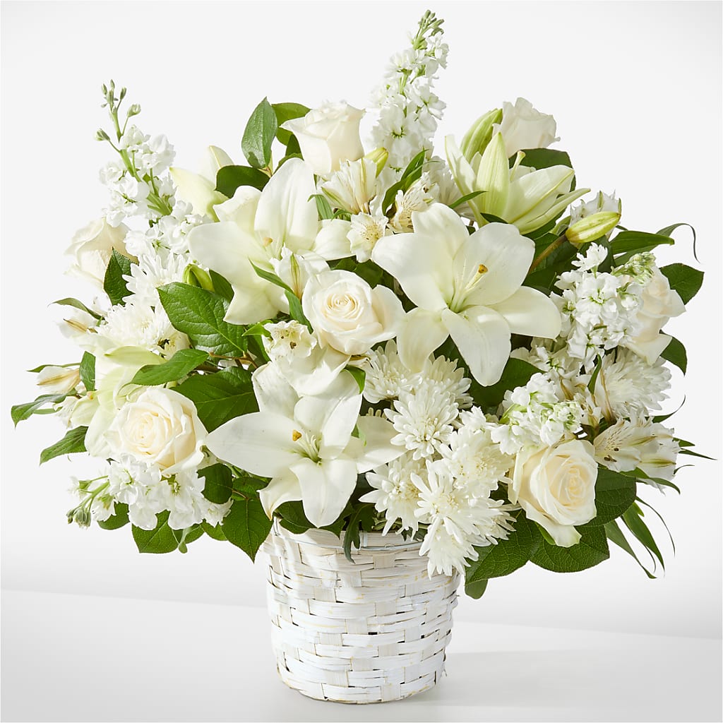 Peaceful Reflections Arrangement – Evergreen Flowers, Tucson AZ