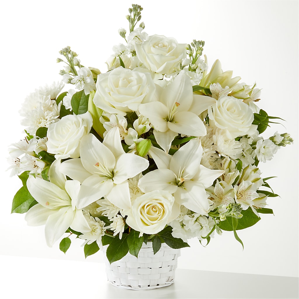 Peaceful Reflections Arrangement – Evergreen Flowers, Tucson AZ