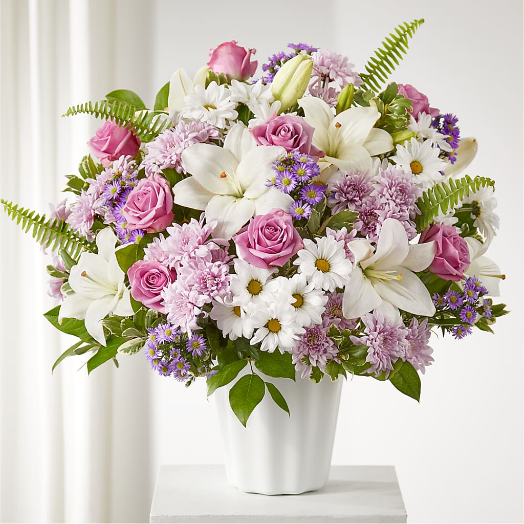 Warmest Thoughts Tabletop Basket – Evergreen Flowers, Tucson AZ