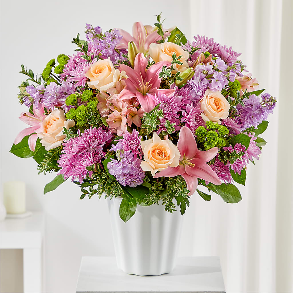 Supportive Embrace Tabletop Basket – Evergreen Flowers, Tucson AZ