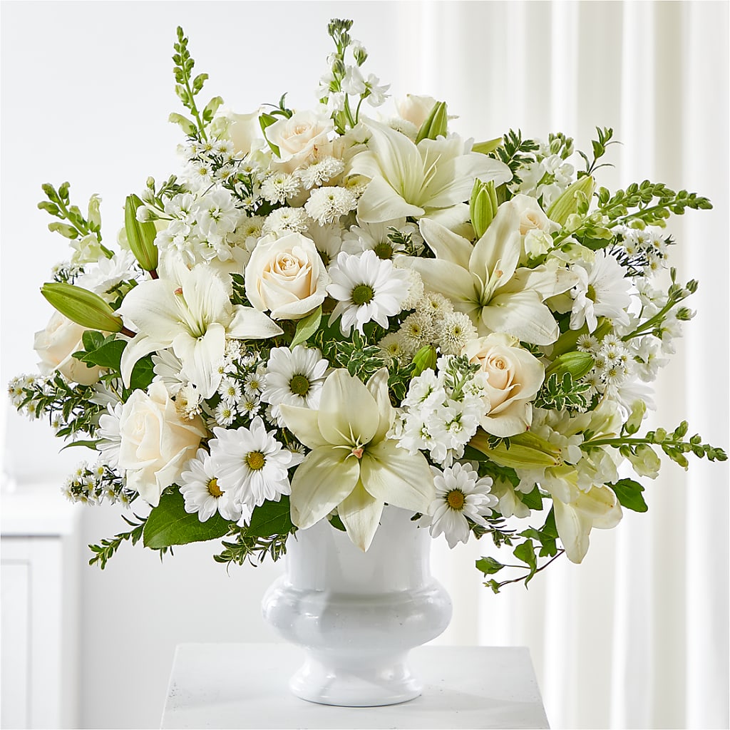 Uplifting Urn Arrangement – Evergreen Flowers, Tucson AZ