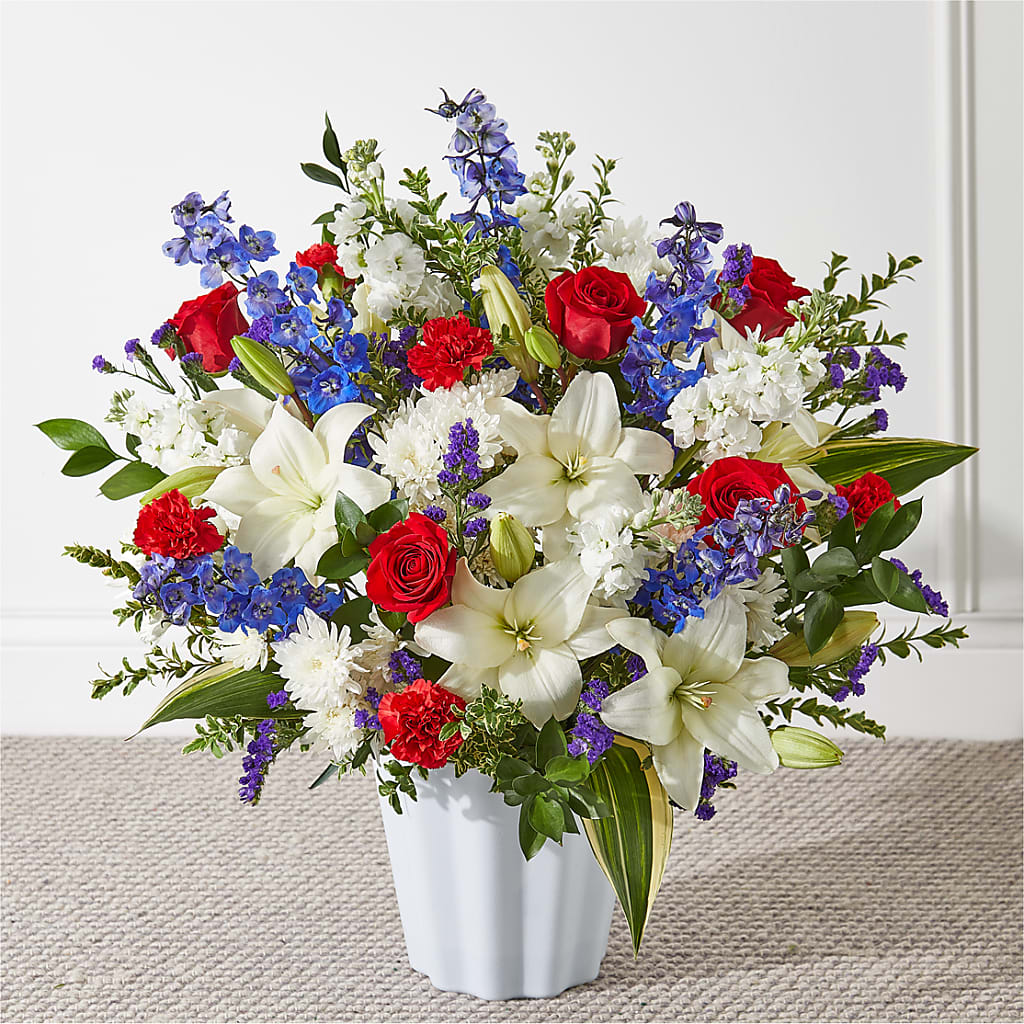 Consoled Floor Basket – Evergreen Flowers, Tucson AZ