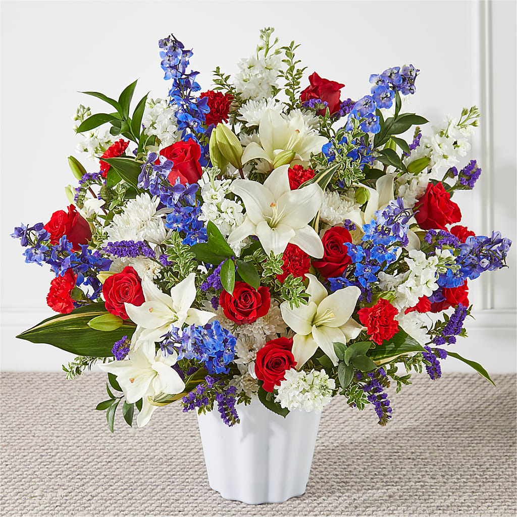 Consoled Floor Basket – Evergreen Flowers, Tucson AZ