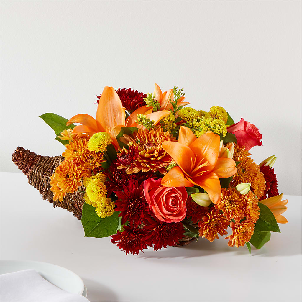 Bouquet of Blessings Cornucopia – Evergreen Flowers, Tucson AZ