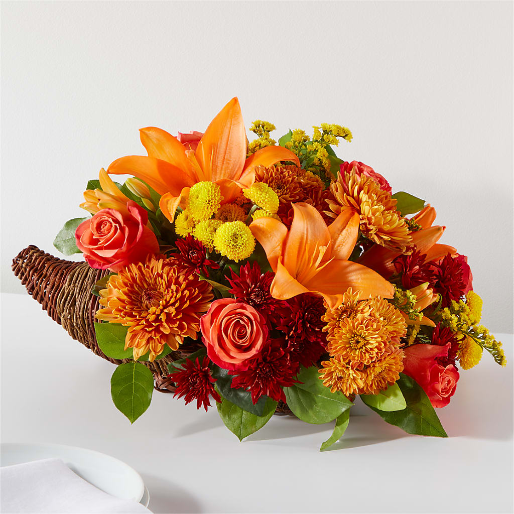 Bouquet of Blessings Cornucopia – Evergreen Flowers, Tucson AZ