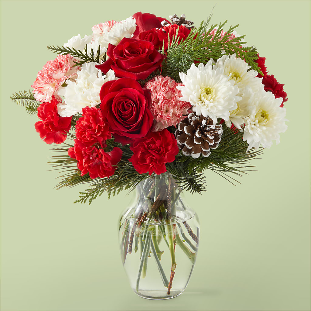 Candy Cane Lane Bouquet – Evergreen Flowers, Tucson AZ