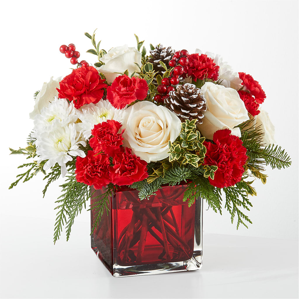 Christmas Market Bouquet – Evergreen Flowers, Tucson AZ
