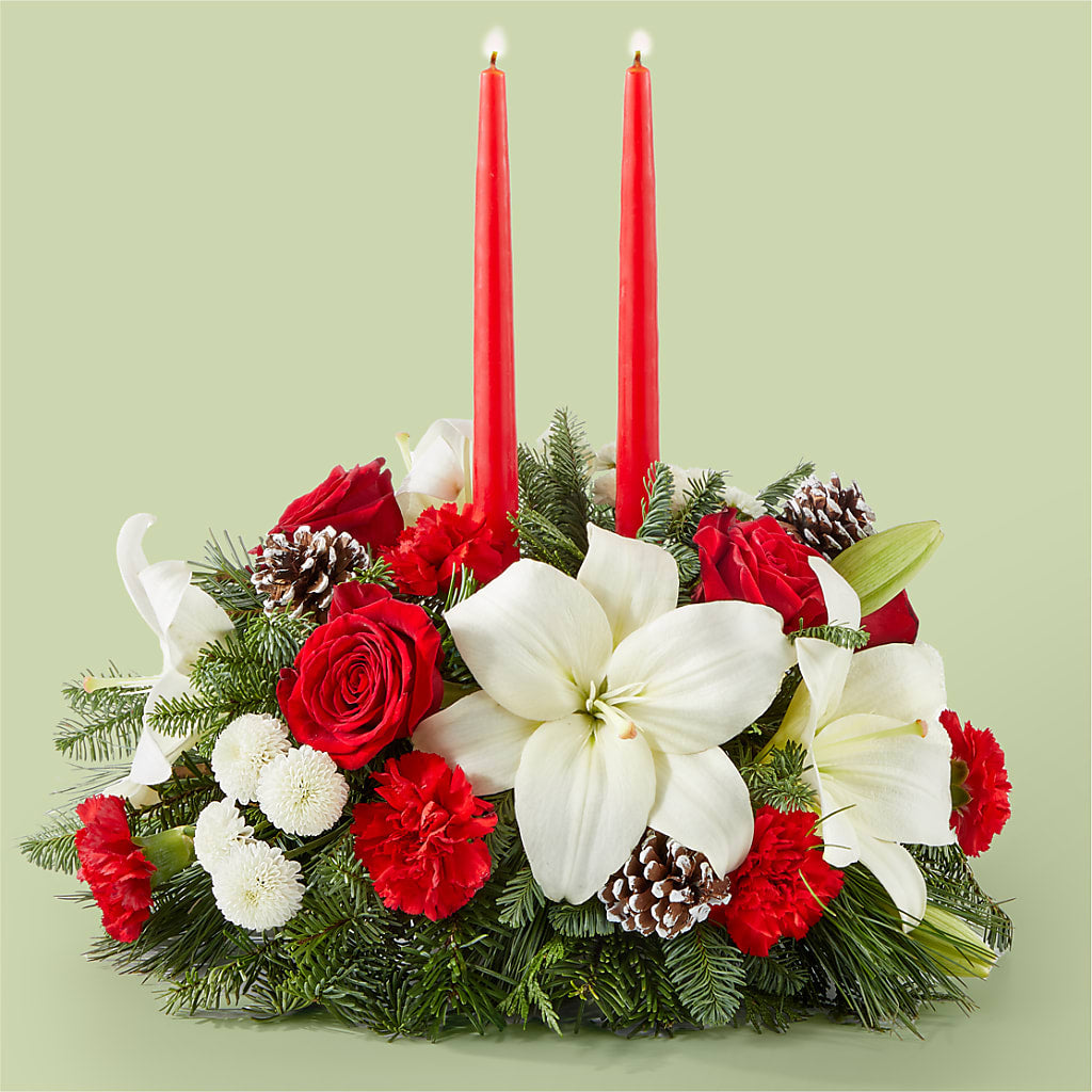 Seasonal Festivities Centerpiece – Evergreen Flowers, Tucson AZ