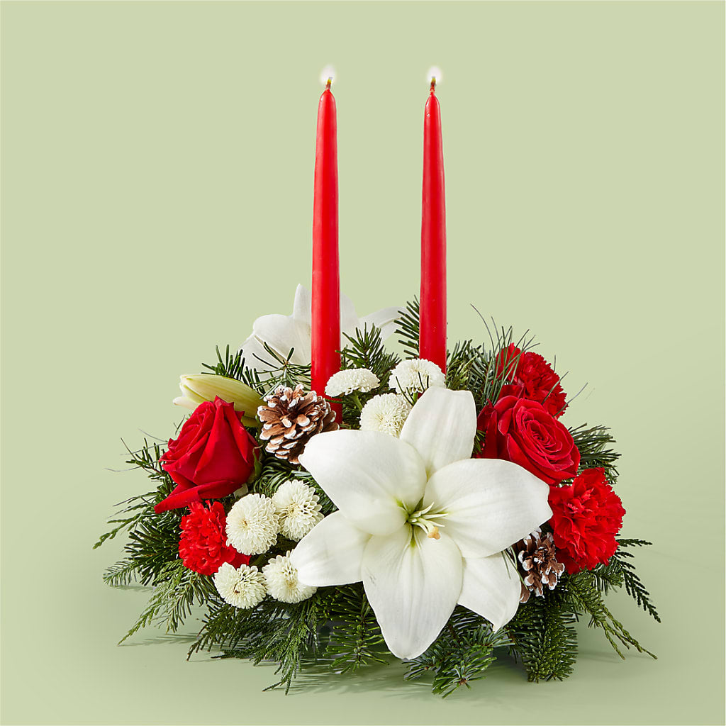 Seasonal Festivities Centerpiece – Evergreen Flowers, Tucson AZ
