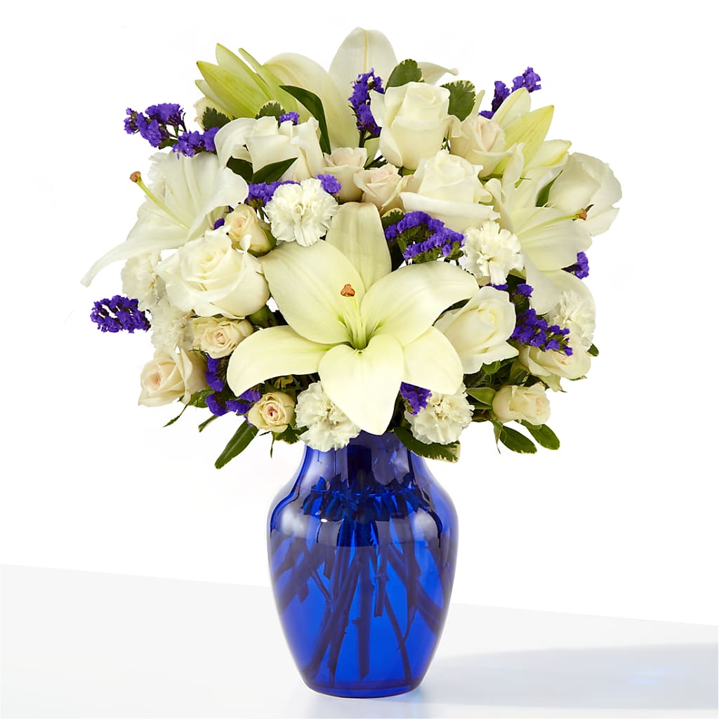 Sapphire Rush Bouquet – Evergreen Flowers, Tucson AZ