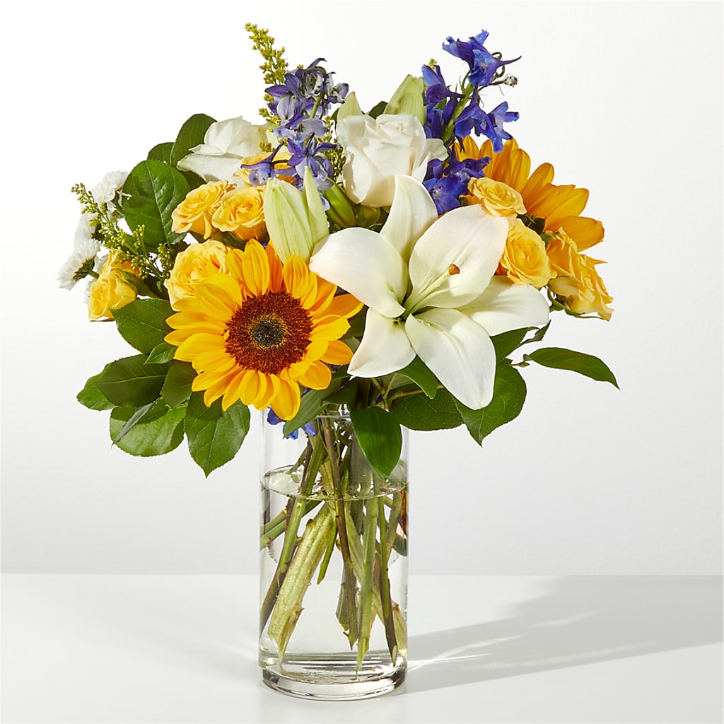 Wonderfully Sunny Bouquet – Evergreen Flowers, Tucson AZ