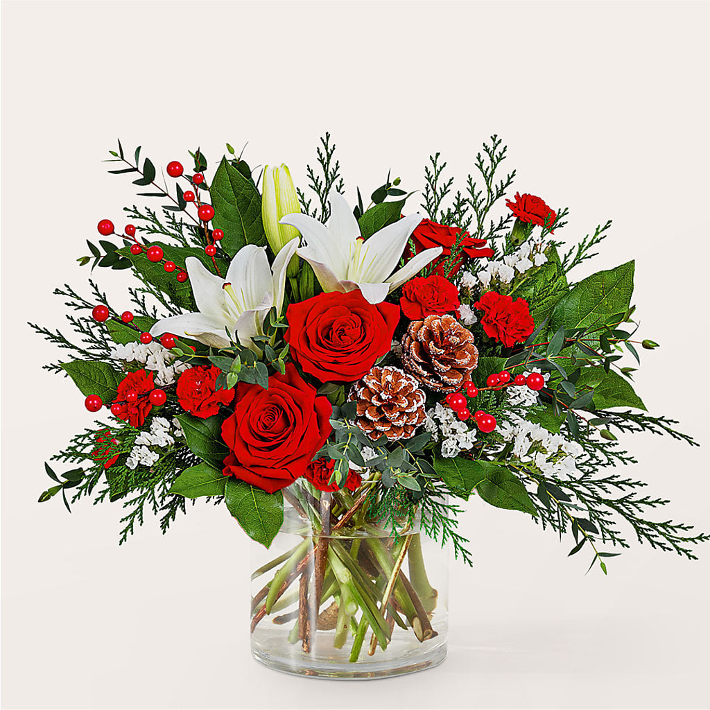 Best in Snow Bouquet – Evergreen Flowers, Tucson AZ