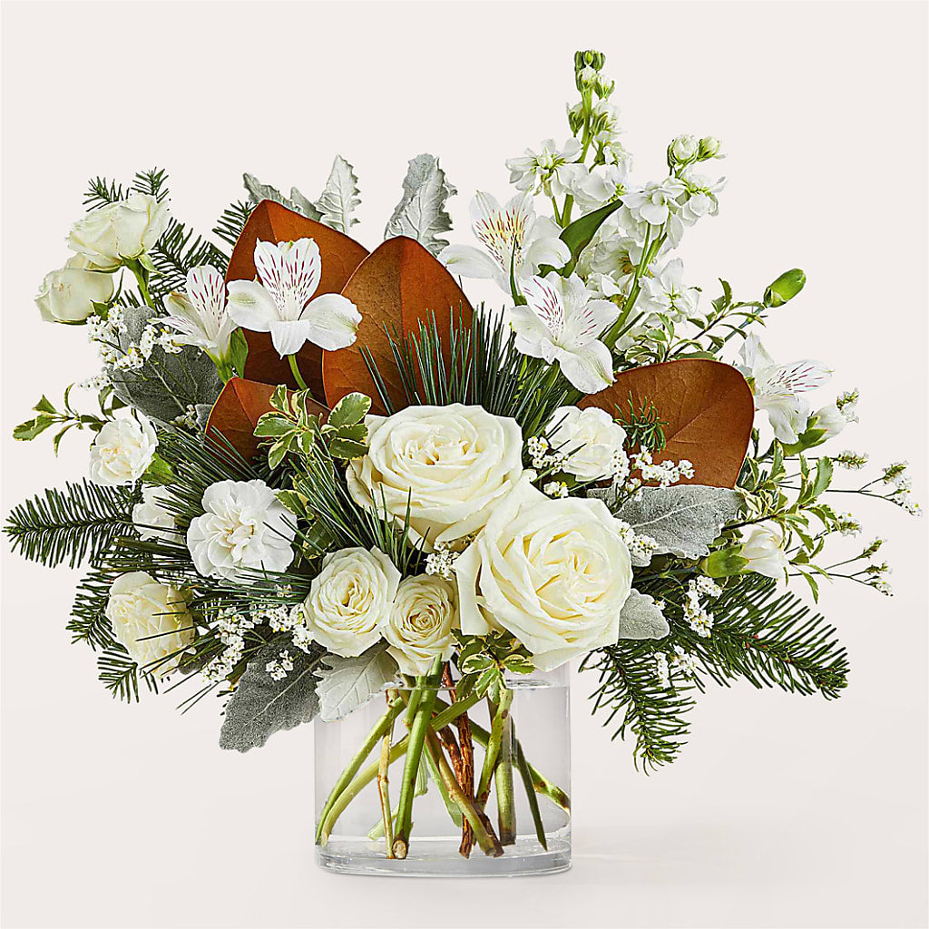 Fresh Snowfall Bouquet – Evergreen Flowers, Tucson AZ