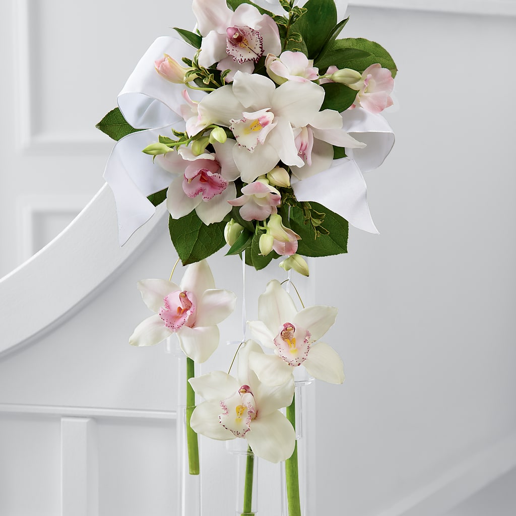 Perfect Entrance Pew Arrangement – Evergreen Flowers, Tucson AZ
