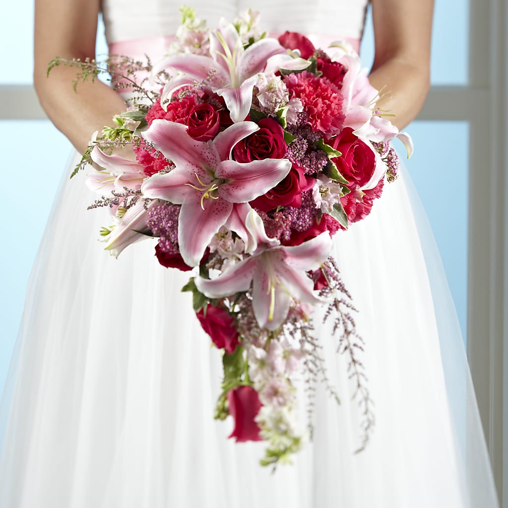 Lily & Rose Bouquet – Evergreen Flowers, Tucson AZ