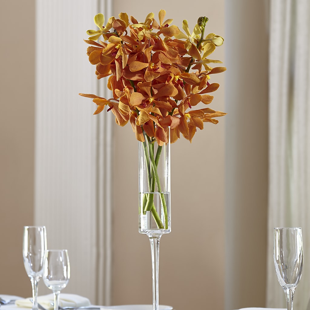 Orange Mokara Bouquet – Evergreen Flowers, Tucson AZ